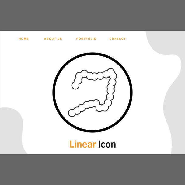  Rectum icoon voor uw project - Vector, afbeelding