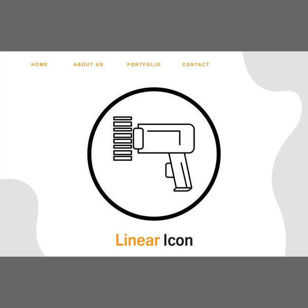 scanner machine icon for your project - Vector, Image