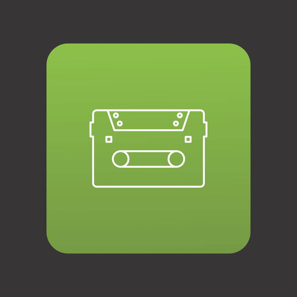 Audio Tape icoon voor uw project  - Vector, afbeelding