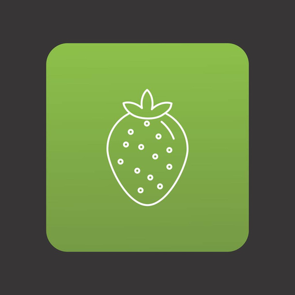 Ikona jahody pro váš projekt  - Vektor, obrázek