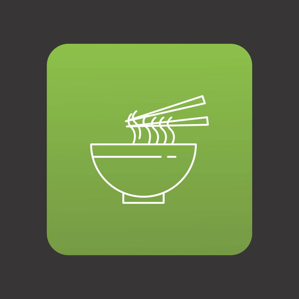 Noodles icon for your project - Vector, Image