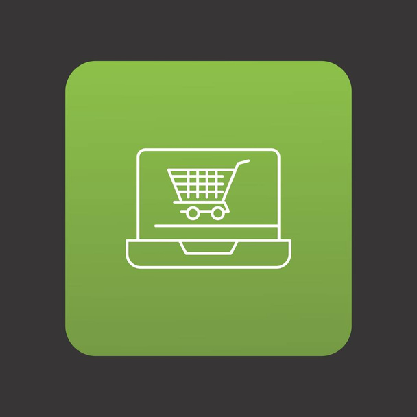 ícone de compras online para o seu projeto
 - Vetor, Imagem