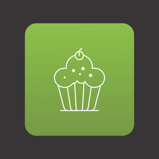 cake icon for your project - Vector, Image