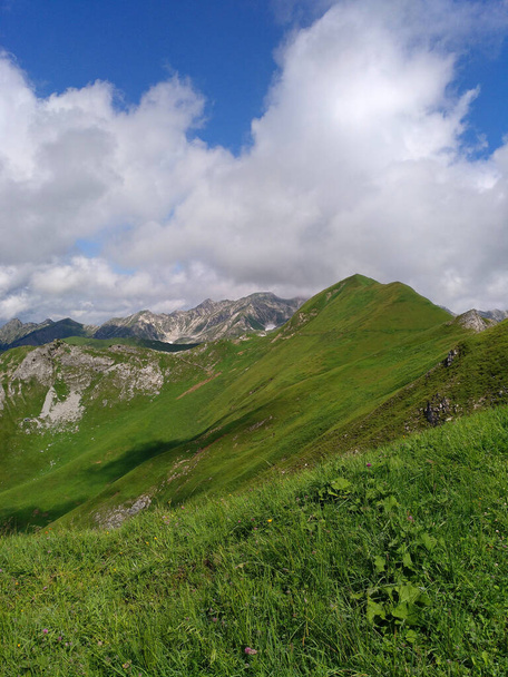 Alemania, Baviera, Alpes Allgaeu - senderismo a través de los Alpes Allgeau
 - Foto, Imagen
