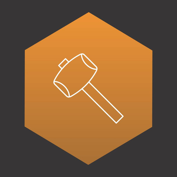  Mallet icon for your project - Vector, Image