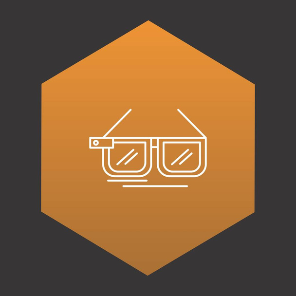 3d Glasses icon for your project - Vector, Image