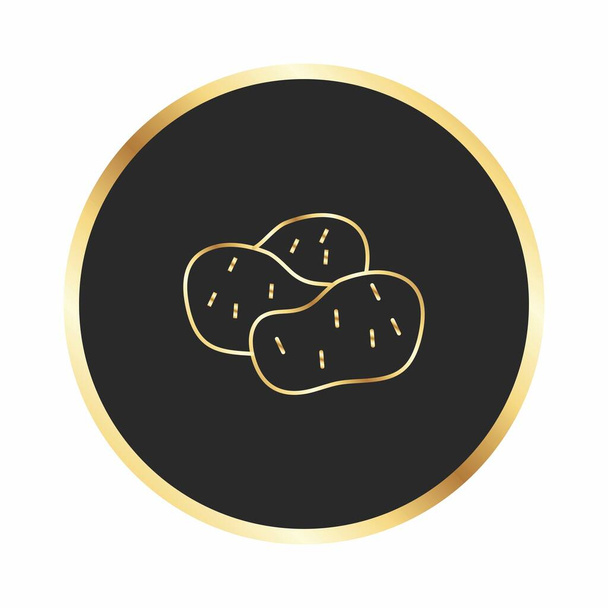  Aardappel icoon voor uw project - Vector, afbeelding