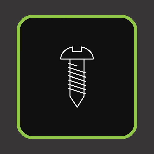Schroef icoon voor uw project - Vector, afbeelding