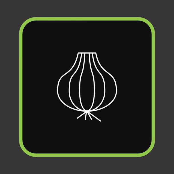 Onion icon for your projec - Vector, Image