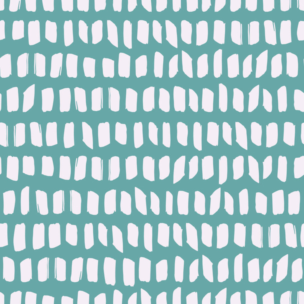 Fresh vector repeat pattern with horizontaly aligned little stripes on green background. - Вектор, зображення