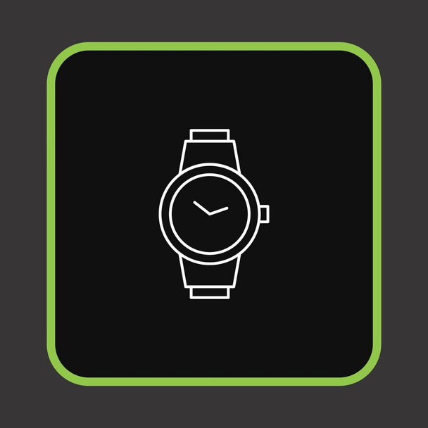 icône de montre. design plat - Vecteur, image