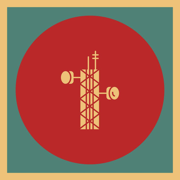 illustrazione vettoriale dell'icona dell'antenna - Vettoriali, immagini