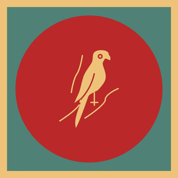 Пташиний значок Векторні ілюстрації
 - Вектор, зображення