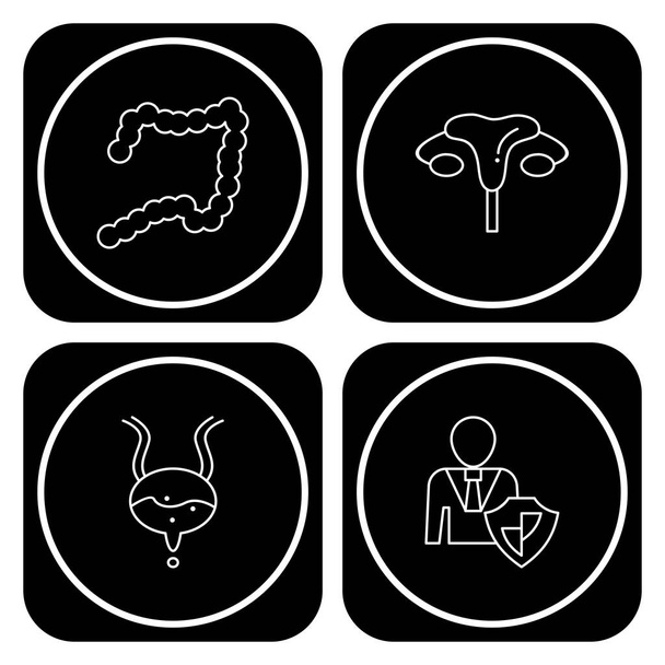 Set of 4 Quality icons - Vector, Image