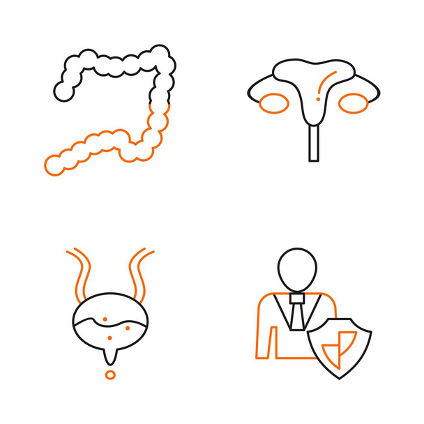 Set von 4 Qualitätssymbolen - Vektor, Bild