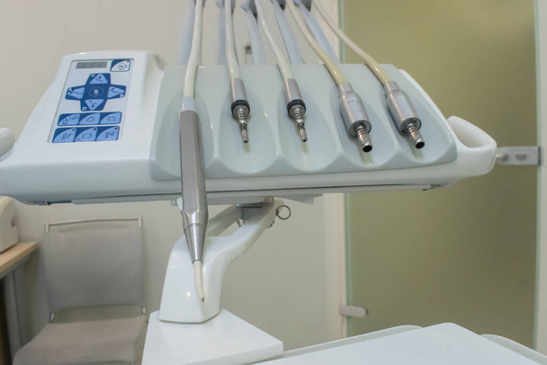 Dental unit, dentist's chair and table - Foto, Imagem