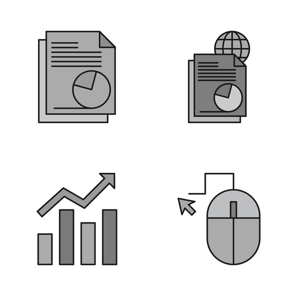 Set van 4 Quality iconen - Vector, afbeelding