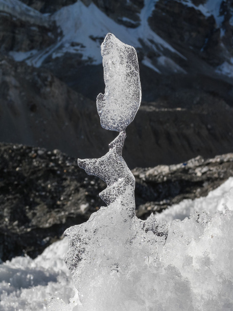βαθιά παγετώδους πάγου και crestal Ιμαλάια - Φωτογραφία, εικόνα