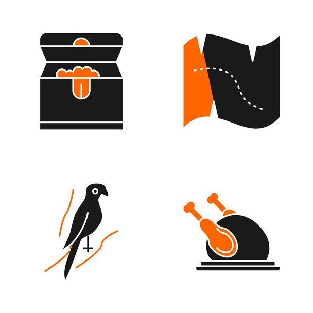 Set Of Universal Icons with Copy Space - Vector, Image