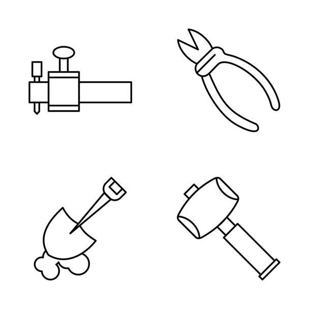 Set Of Universal icons, vector illustration - Vektör, Görsel