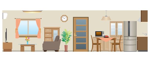 Living room - Vector, Image