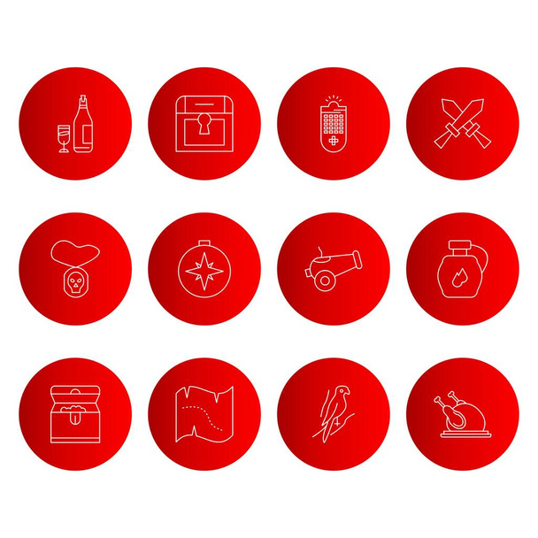 Simple Set of Universal Related Icons, vector illustration  - Vector, Image