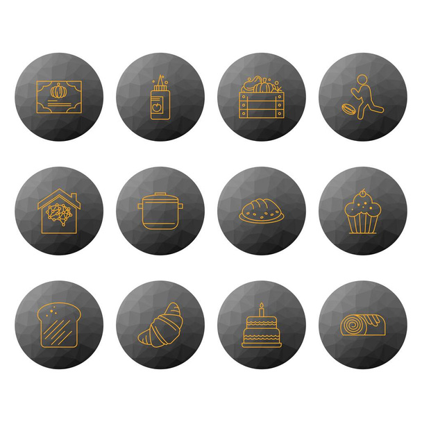 Folha de ícone moderna universal para sites e aplicativos móveis
 - Vetor, Imagem