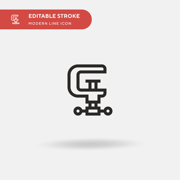 Outline Micro sd card icon isolated on grey background. Line Memory card  symbol for website design, mobile application, logo, ui. Editable stroke.  Vector illustration. Eps10. Stock Vector