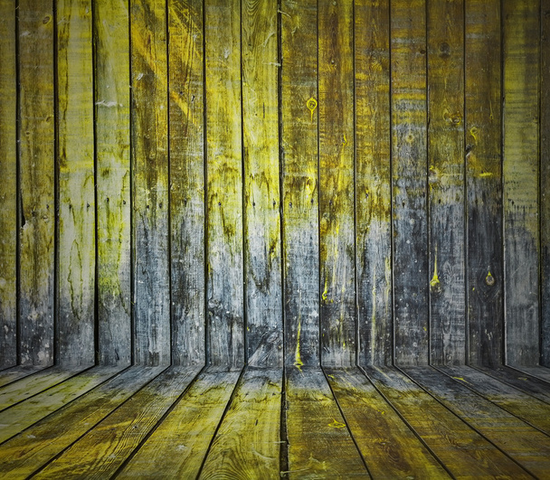 pared de madera pintada
 - Foto, Imagen