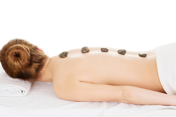 Stone massage. - Фото, изображение