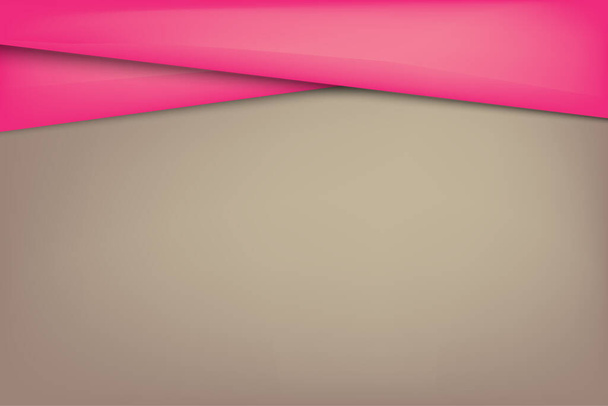 長方形のカラーピンク&ブラウンの背景 - ベクター画像