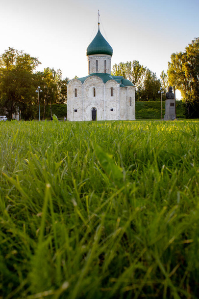 Russia, the city of Pereslavl-Zalessky. Transfiguration Cathedral. Religion. - Zdjęcie, obraz