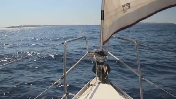 Beautiful shots of the colorful life in Greece. With sailing boats, blue water and nice sceneries. - Footage, Video