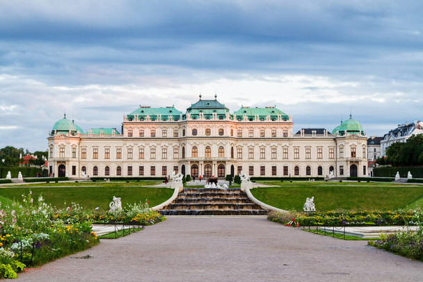 Belvedere Palace kaupungissa: Wien, Itävalta - Valokuva, kuva