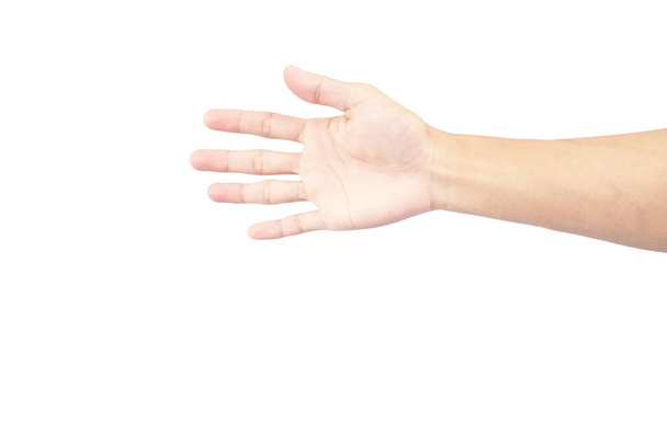hand gebaar is reiken naar hand schudden - Foto, afbeelding