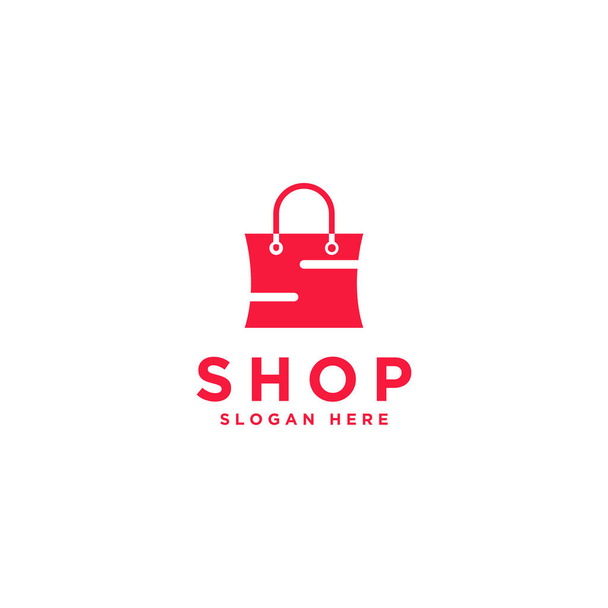Abstract shopping logo S. Online shop logo. - Vector, afbeelding