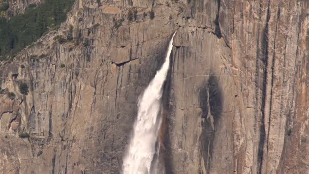 壁から大規模な滝 - 映像、動画