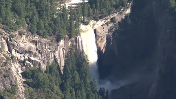 Massive waterfall in the valley - Footage, Video