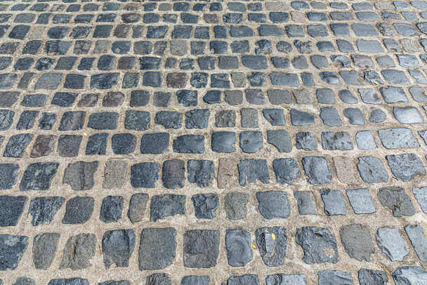 stary bruk kamienne tło starej ulicy historycznej - Zdjęcie, obraz