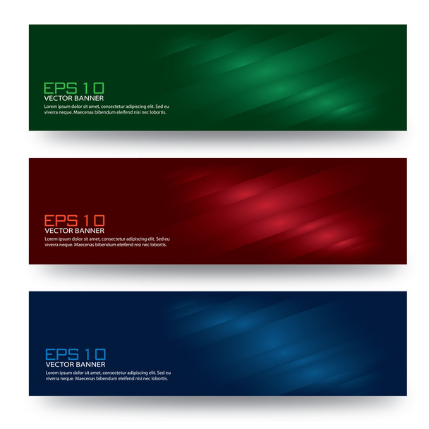 Colorful banner - Vettoriali, immagini