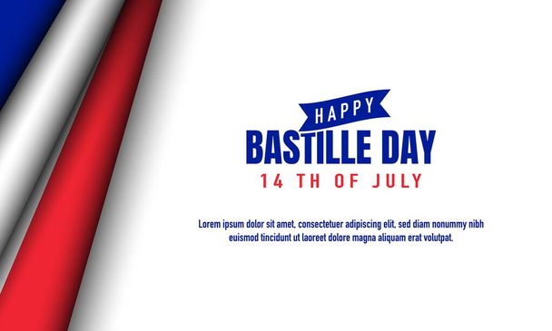 Bastille Day Background. 14 th of July.  - Vector, Image