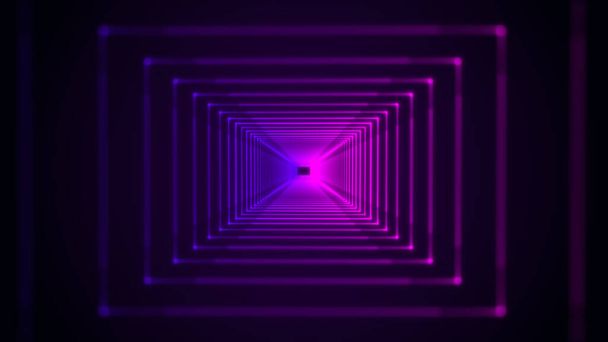 Blue and purple neon light spectrum futuristic hi-tech abstract background - Photo, Image