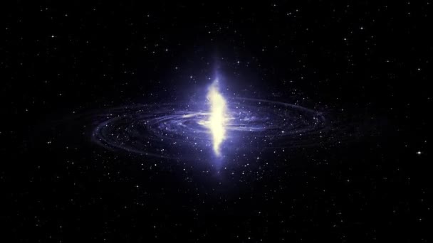 Spiral Galaxy σε βαθιά spcae - Πλάνα, βίντεο