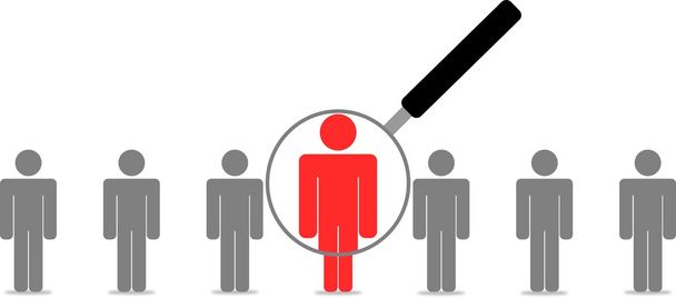 Employee Search - Vector, Image