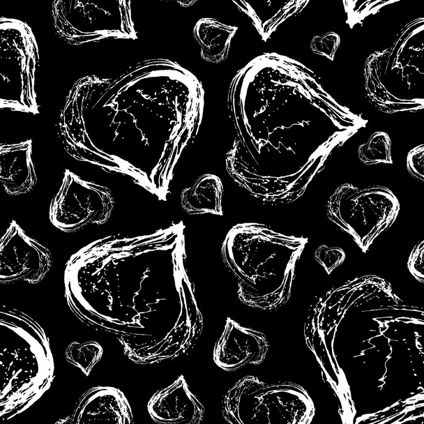 Abstract Valentine heart seamless pattern - Фото, изображение