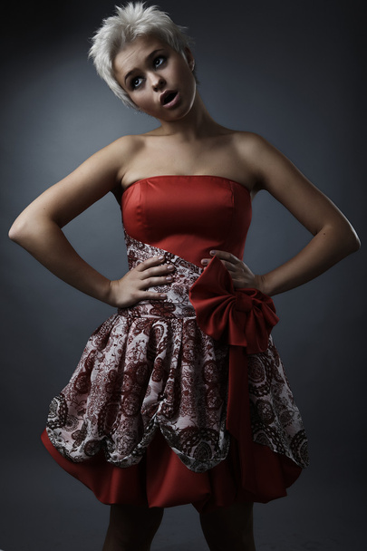 Beautiful model dressed as fashion fairy - Foto, Imagem