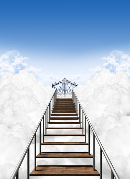 An Stairway To Heaven Background Stock Photo, Picture and Royalty