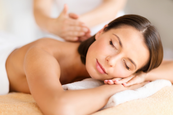 Beautiful woman in spa salon getting massage - Φωτογραφία, εικόνα