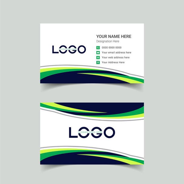 Διάνυσμα Modern Creative and Clean Business Card Template, επαγγελματική δημιουργική σκοτεινή επαγγελματική κάρτα, πολυτελές στυλ επαγγελματική κάρτα μωβ, μωβ ουρανός, χρώματα πρότυπο, αφηρημένη δημιουργική επαγγελματική κάρτα - Διάνυσμα, εικόνα