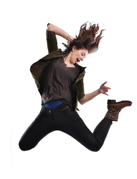 Young woman dancing - Foto, Imagen